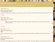 Tablet Screenshot of linuxtips.manki.in